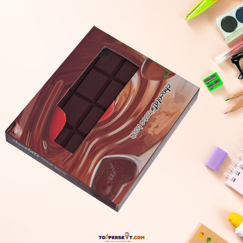 Irresistible Chocolate-Shaped Diary with Dairy Fragrance, Unruled Notebook – With One Surprise!