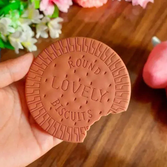 Chocolate Biscuit-Shaped Dairy Scented Unruled Notebook – With One Surprise!