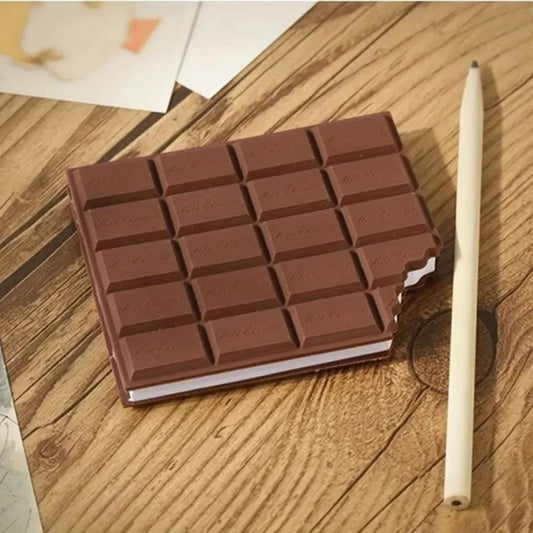 Irresistible Chocolate-Shaped Diary with Dairy Fragrance, Unruled Notebook – With One Surprise!