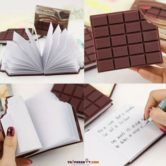 Irresistible Chocolate-Shaped Diary with Dairy Fragrance, Unruled Notebook – With One Surprise!