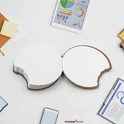 Chocolate Biscuit-Shaped Dairy Scented Unruled Notebook – With One Surprise!